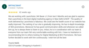 Shopping In Kashmir-Testimonial