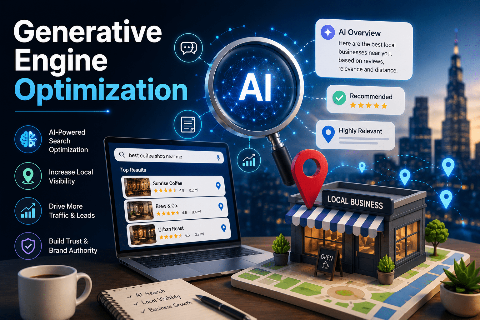 Generative Engine Optimization (GEO) & Local AI Search: Complete Guide for Business Visibility 